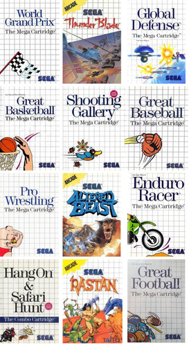 Lotto vari giochi sega master - lotto,