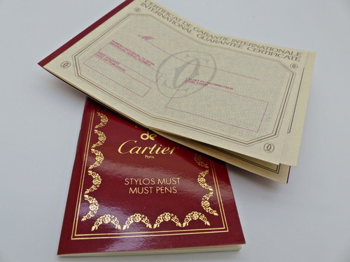 Cartier stylos pen papers must - cartier,