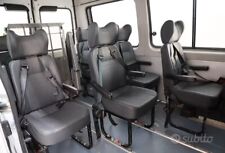 6 sedili per pulmino disabili neri con poggiatesta come da foto