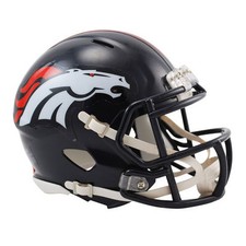 NFL Football Mini Elmo Denver Broncos Speed OVP Riddell Footballhelm Helmet