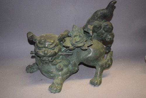 Cane cina bronzo - cane,