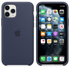 Originale Apple IPHONE 11 Pro Custodia Silicone/Cover - Mezzanotte Blu - Nuovo