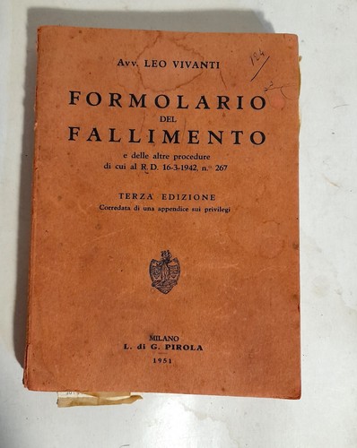 Fomrolario del fallimento leo - fomrolario,
