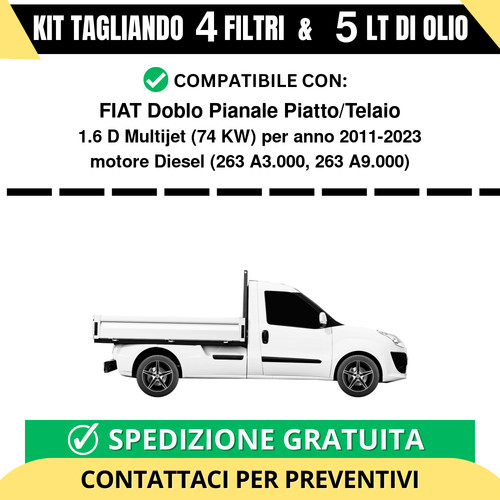 Tagliando per fiat doblo - tagliando,