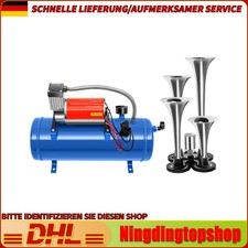 Compressore Aria Compressore 4 Trombe Air Horn Kit 6 Litri con 150 PSI 12V 6L