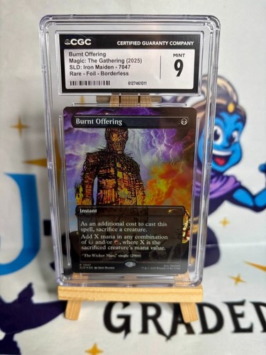 Mtg burnt offering foil - burnt, cgc