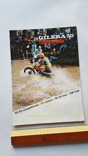  Gilera 50 6V Competizione -5V Enduro -5V Trial 1974 depliant originale italiano