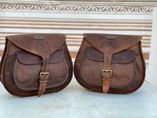 Pelle Moto Lato Sella Borse