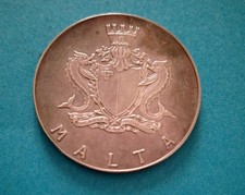 Malta 2 Lire Maltesi 1972  Forte Sant'Angelo - argento