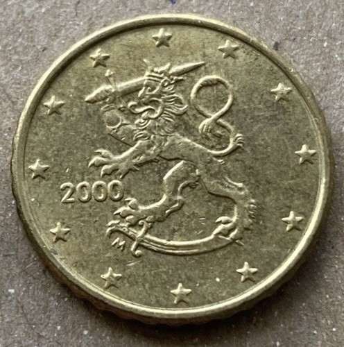 2000 finland euro cent coin - 10,