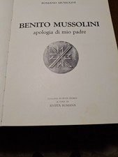 LIBRO BENITO MUSSOLINI