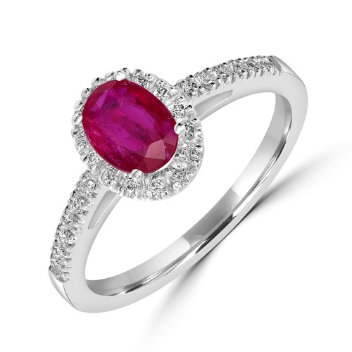 Anello antico rubino - , e