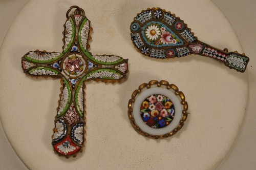 Broche micro mosaïque - micro,