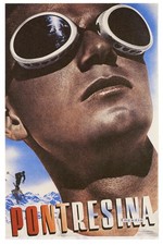 Poster sci vintage Pontresina