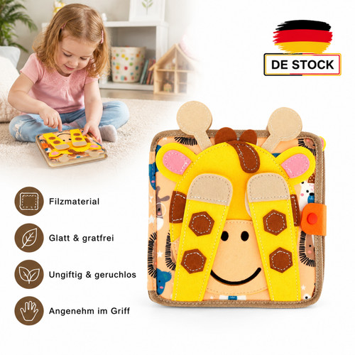 Quiet book montessori - book,
