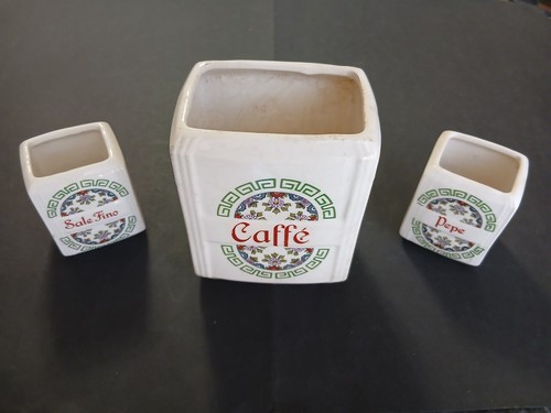 Tre contenitori ceramica - tre,
