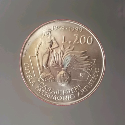 Lotto monete 200 lire - da, arma