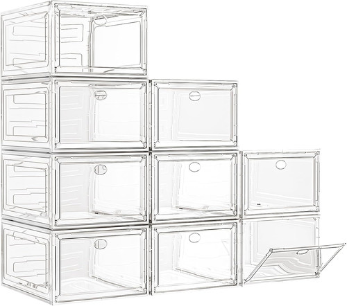 Pack stackable clear shoe - pack,