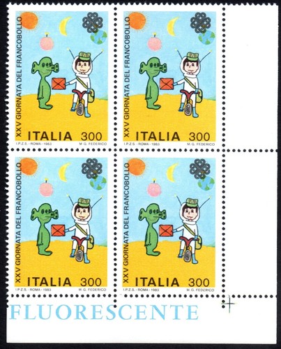 Italia 1983 1660 quartina - italia,