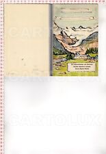 F8500 SWISS ALPINE ROADS TOURISM BOOKLET BROCHURE PG 23 + MAP 1950 ?