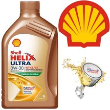 SHELL 0W30 Olio motore Auto Helix Ultra ECT Diesel e benzina C2/C3 1LT LITRO