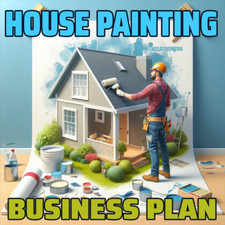 Business Plan Pittura Casa su USB | Inizia oggi la tua attività di pittura casa!