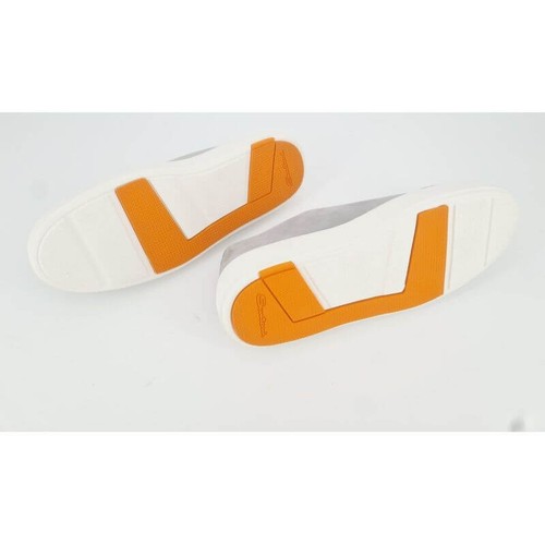 Scarpe piatte grigie - e, bianche