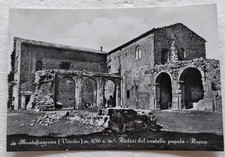 MONTEFIASCONE ( VITERBO ) Ruderi del Castello Papale - Rocca . No Vg Anni 50 F.g