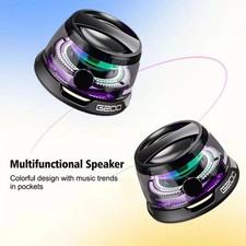 Cassa Bluetooth G200 RGB BT5.3 Mini Speaker 7h Musica Magnetico con Supporto