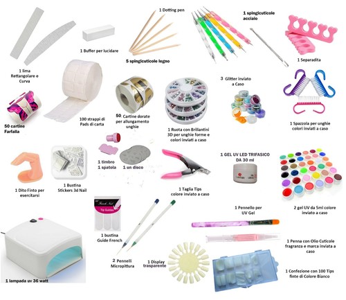 Kit ricostruzione unghie - kit,