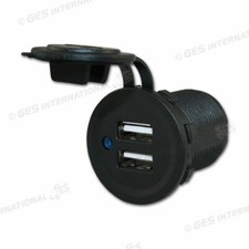 Presa usb con led - 2.4a, per