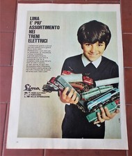 Pubblicita' LIMA TRENI ELETTRICI Trenini anni 60 advertising 23x30 - 2