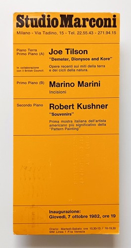 Joe tilson marino marini - joe, tilson/marino