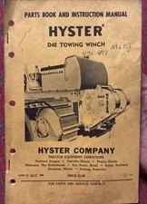 Hyster D4E Argano Traino per