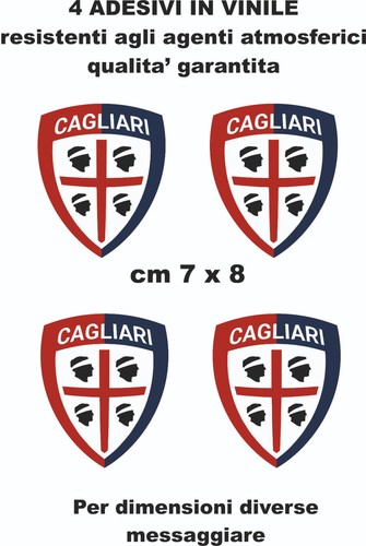 Adesivi cagliari calcio - calcio, serie