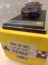 Ferrari 550 Cabrio Sultano del Brunei BBR169C  scala 1/43  metal blu