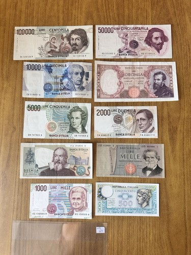 Lotto banconote lire - lotto,