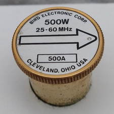 Elemento Wattmetro Thruline Bird 43 500W 500A 25-60MHz