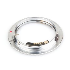 Adattatore obiettivo conferma AF aggiornamento fotocamera per Olympus OM a Canon EOS