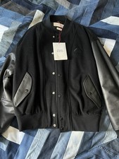Giacca Bomber Alexander McQueen Logo Patch Pelle - Taglia L