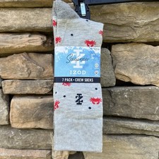 IZOD Calze Uomo Crew 7 Paia