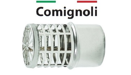Comignolo terminale parete - terminale, a