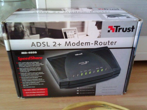 Modem router adsl trust - modem,