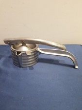 Spremiagrumi Con Leve A Mano In Alluminio Anni 70 Vintage