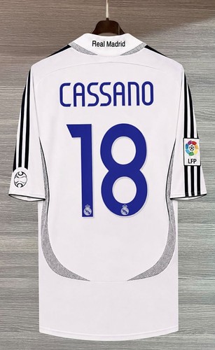 Maglia real madrid cassano - real,