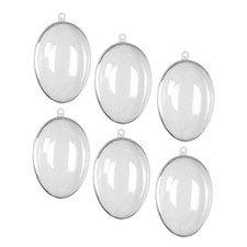  6 decorazioni trasparenti per