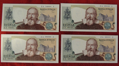 Banconote italiane lire 2000 - banconote,