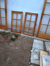 Porte interne in legno e vetro satinato