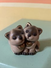 Thun Coppia Gatti Siamesi Fuori Produzione Vintage