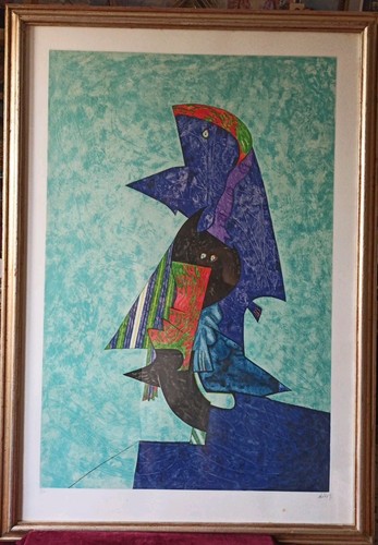 Gianni dova serigrafia firmata - serigrafia,